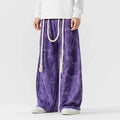 Unisex Wide Leg Printed Casual Streetwear Pants – Chinese Style, Sizes up to 5XL