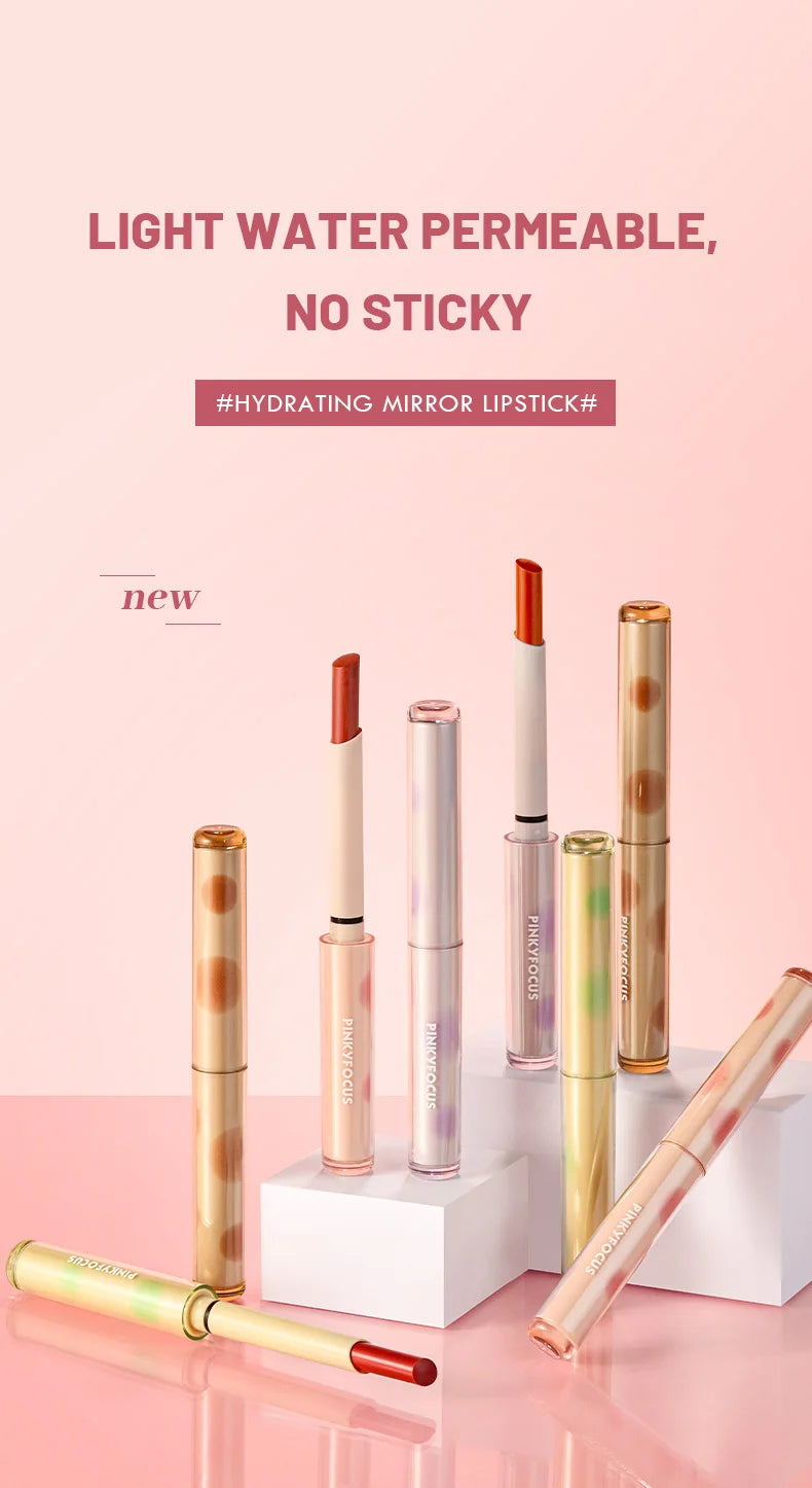 Moisturizing Watery Lipstick – Hydrating Formula, 8 Colors, Gift for Women