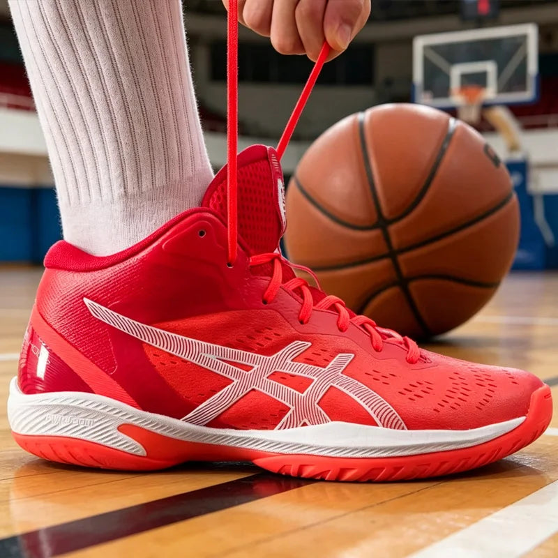 ASICS Men’s Non-Slip Basketball Shoes – Wear-Resistant Athletic Sneakers, Outdoor Training