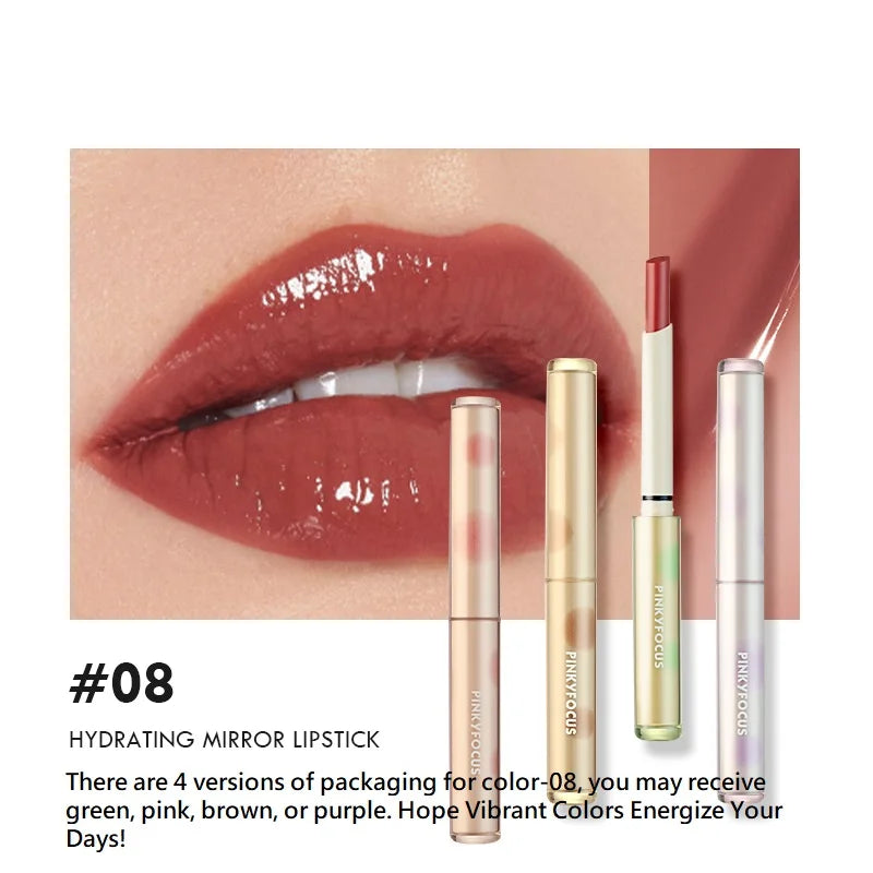 Moisturizing Watery Lipstick – Hydrating Formula, 8 Colors, Gift for Women