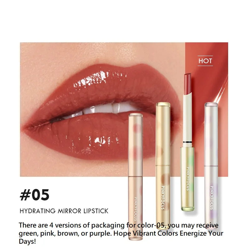 Moisturizing Watery Lipstick – Hydrating Formula, 8 Colors, Gift for Women